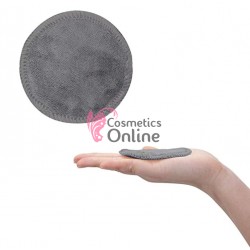 Pad rotund din microfibra pentru demachere - Gri  